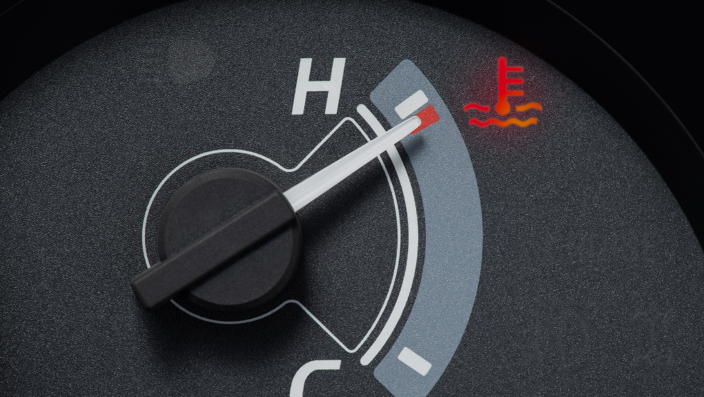 Dashboard temperature gauge — thermostat and cooling system service at EDP Automotive